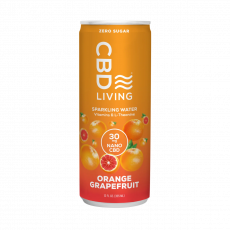 CBD Living - CBD Sparkling Water - Orange Grapefruit